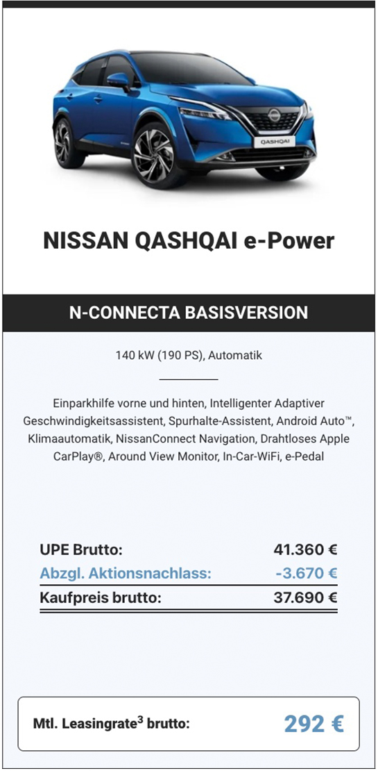 Nissan Rtl Werbung Angebote Qashqai E Power